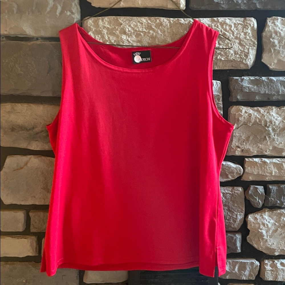 Red Sleeveless Top from First Option